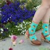 SOCK W. GEORGIA PEACH-AQUAMARINE - Image 2