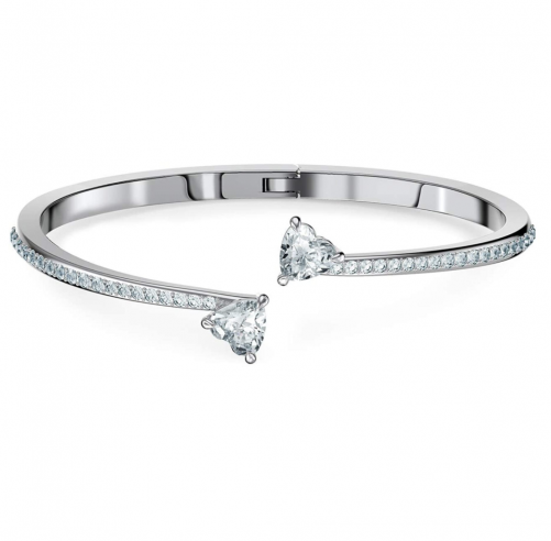 ATTRACT SOUL: BANGLE HEART CZWH/CRY/RHS M