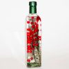 TALL RED BERRY FERN OIL LAMP