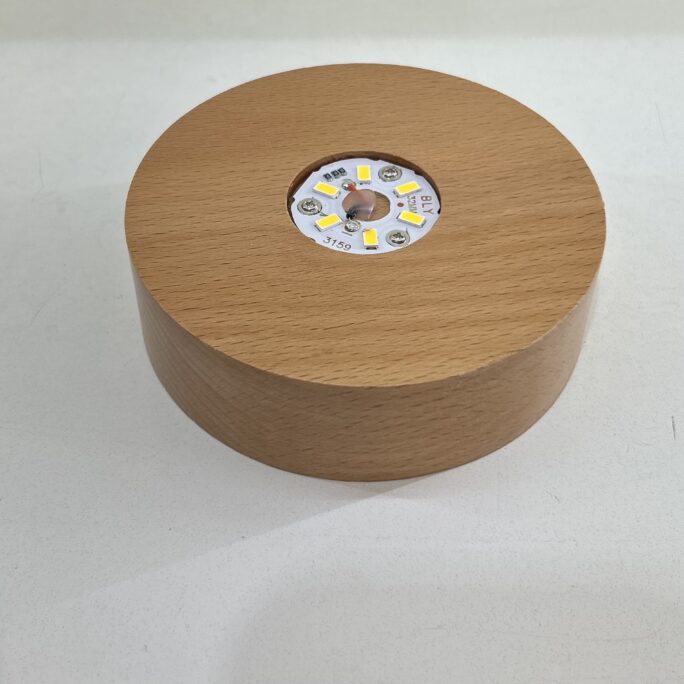 LED BLONDE WOOD LIGHT BATTERY