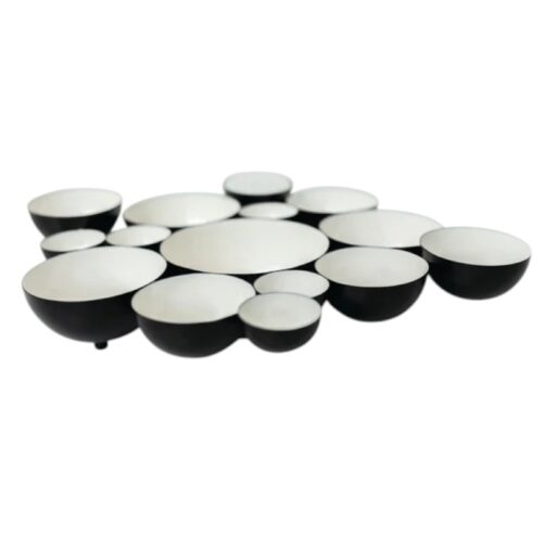 BUBBLE BOWL BLACK & WHITE