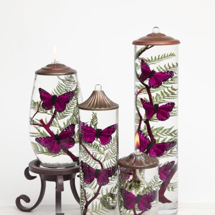CYL SHORT PURPLE BUTTERFLY