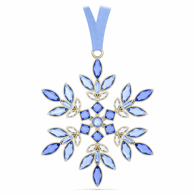 Gema Holiday Ornament, Blue