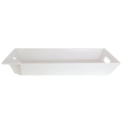 LG RECTANGLE TRAY W/ HANDLES PINSTRIPES MELAMINE