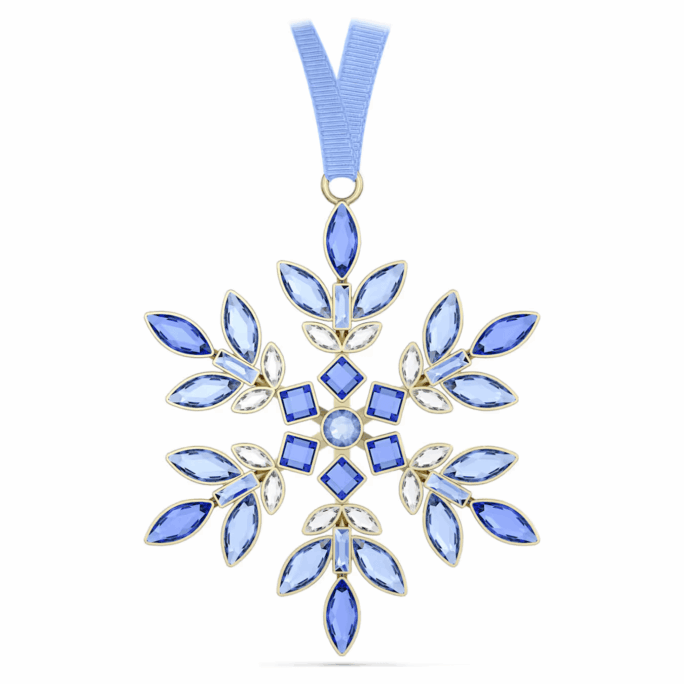 Gema Holiday Ornament, Blue