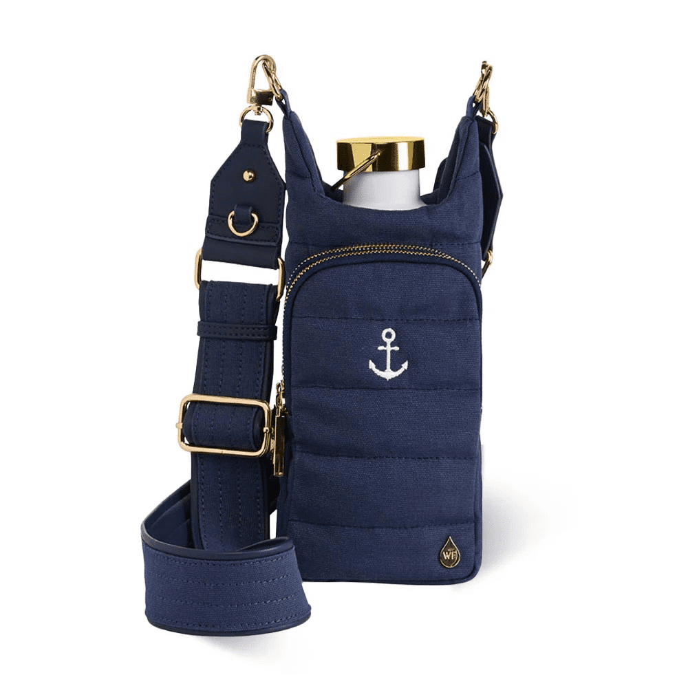 HYDROBAG NAVY CANVAS W/ ANCHOR EMBROIDERY