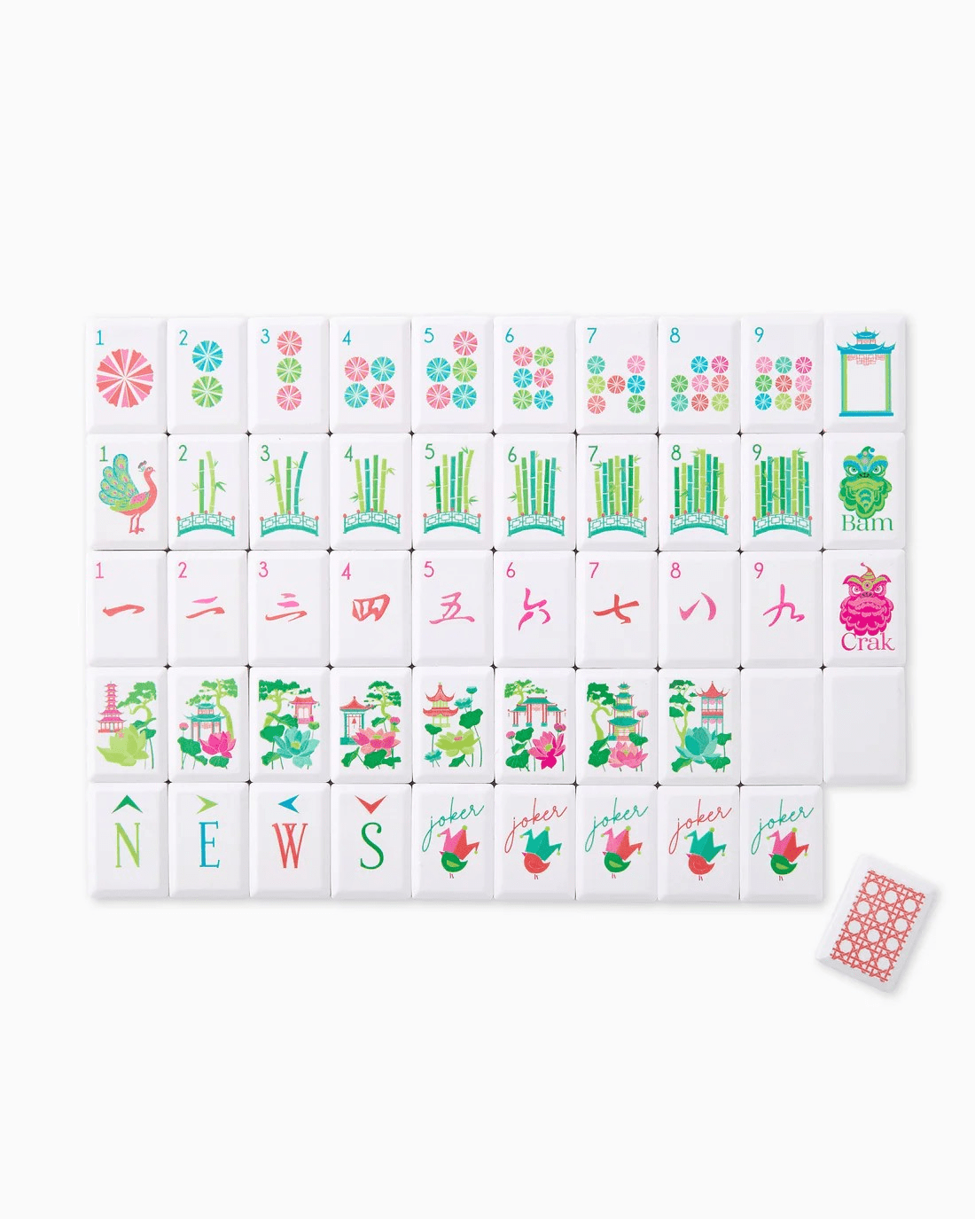 DEBUTANTE MAHJONG TILE SET SUNBURST - Image 3