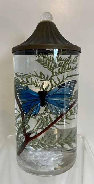 CYL SHORT BLUE BUTTERFLY