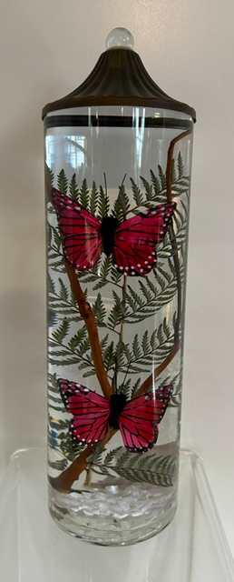 BRANDY RASPBERRY RED BUTTERFLY