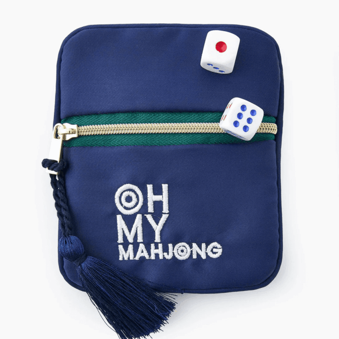 COIN & DICE BAG BLUE
