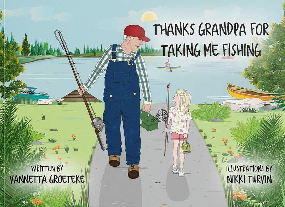THANKS GRANDPA FISHING BOOK HARDBACK