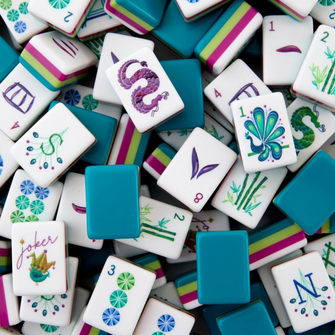 LAGOON MAHJONG TILE SET