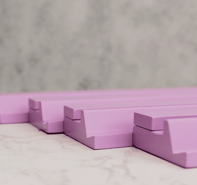 MISS MAHJONG RACKS WOOD WITH CLASSIC PUSHER LAVENDER