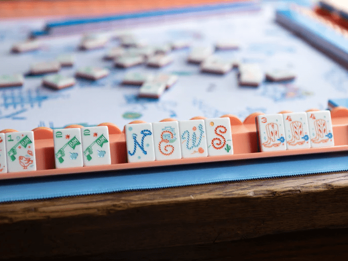 MISS COWGIRL AMERICANA TILE SET